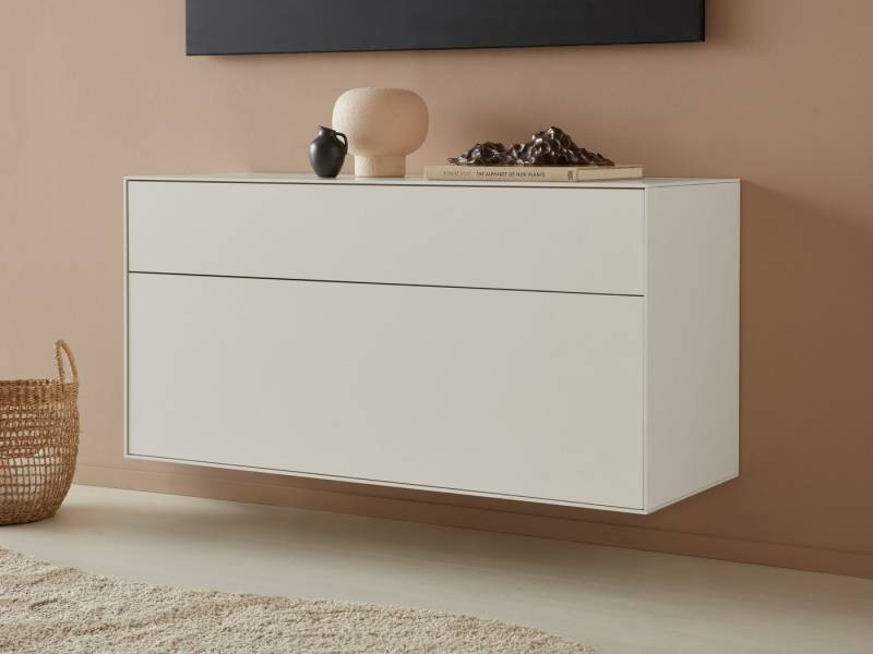 LeGer Home by Lena Gercke Lowboard Essentials, Breite: 112 cm, MDF lackiert, Push-to-open-Funktion von LeGer Home by Lena Gercke