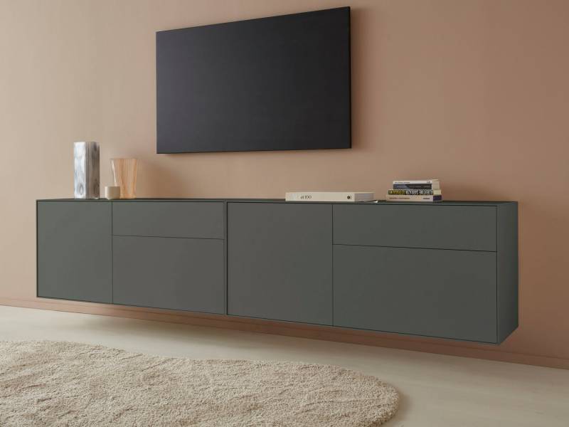 LeGer Home by Lena Gercke Lowboard Essentials (2 St), Breite: 254cm, MDF lackiert, Push-to-open-Funktion von LeGer Home by Lena Gercke