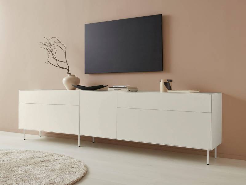 LeGer Home by Lena Gercke Lowboard Essentials (2 St), Breite: 279cm, MDF lackiert, Push-to-open-Funktion von LeGer Home by Lena Gercke