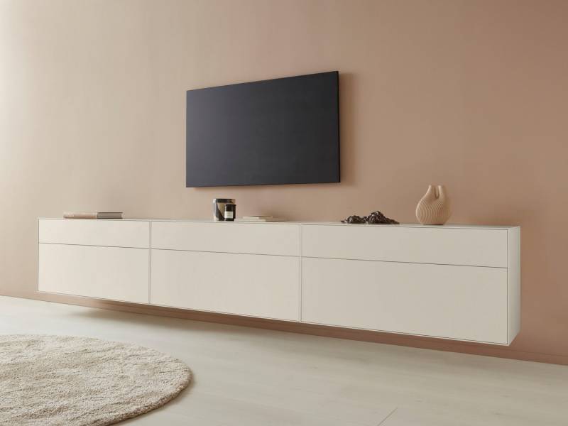 LeGer Home by Lena Gercke Lowboard Essentials (3 St), Breite: 336cm, MDF lackiert, Push-to-open-Funktion von LeGer Home by Lena Gercke