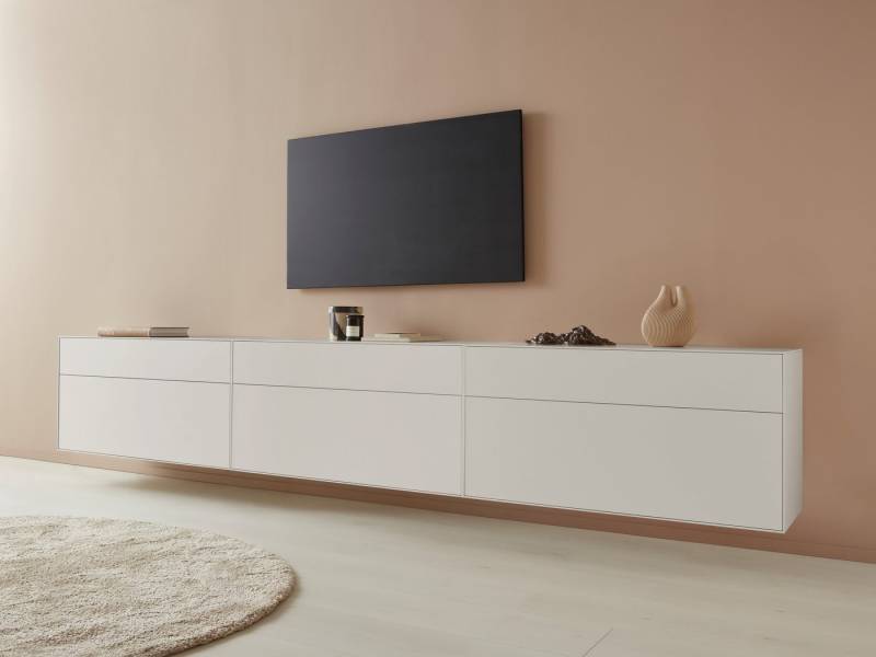 LeGer Home by Lena Gercke Lowboard Essentials (3 St), Breite: 336cm, MDF lackiert, Push-to-open-Funktion von LeGer Home by Lena Gercke