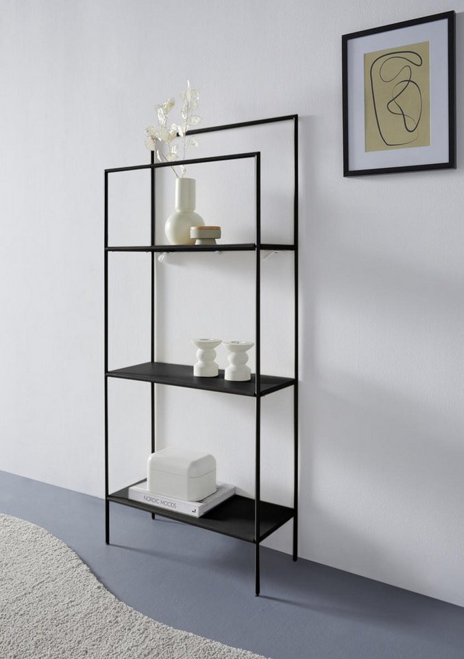 LeGer Home by Lena Gercke Mehrzweckregal Alimo, minimalistisches Design, Metallgestell, 4 Ablageflächen, Breite 61 cm LeGer Home by Lena Gercke Mehrzweckregal Alimo, minimalistisches Design, Metallgestell, 4 Ablageflächen, Breite 61 cm von LeGer Home by Lena Gercke