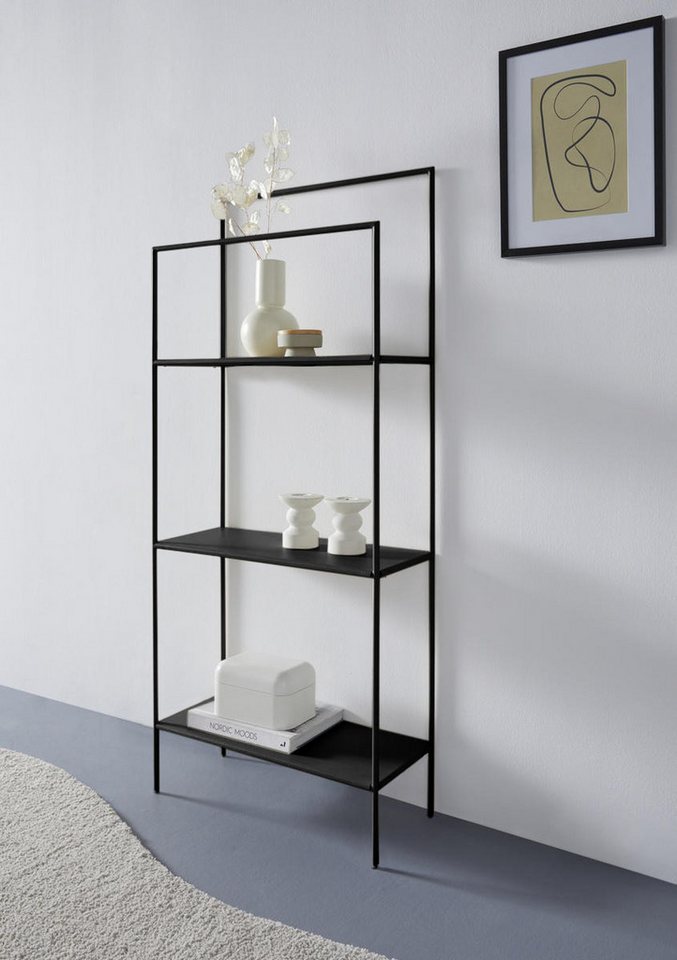 LeGer Home by Lena Gercke Mehrzweckregal Alimo, minimalistisches Design, Metallgestell, 4 Ablageflächen, Breite 61 cm von LeGer Home by Lena Gercke