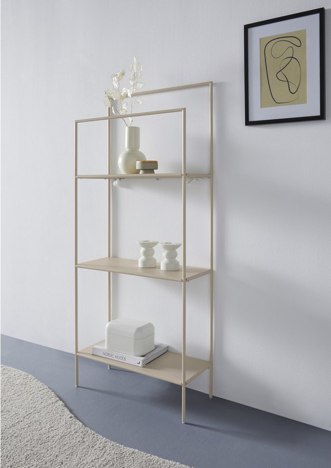 LeGer Home by Lena Gercke Mehrzweckregal Alimo, minimalistisches Design, Metallgestell, 4 Ablageflächen, Breite 61 cm von LeGer Home by Lena Gercke