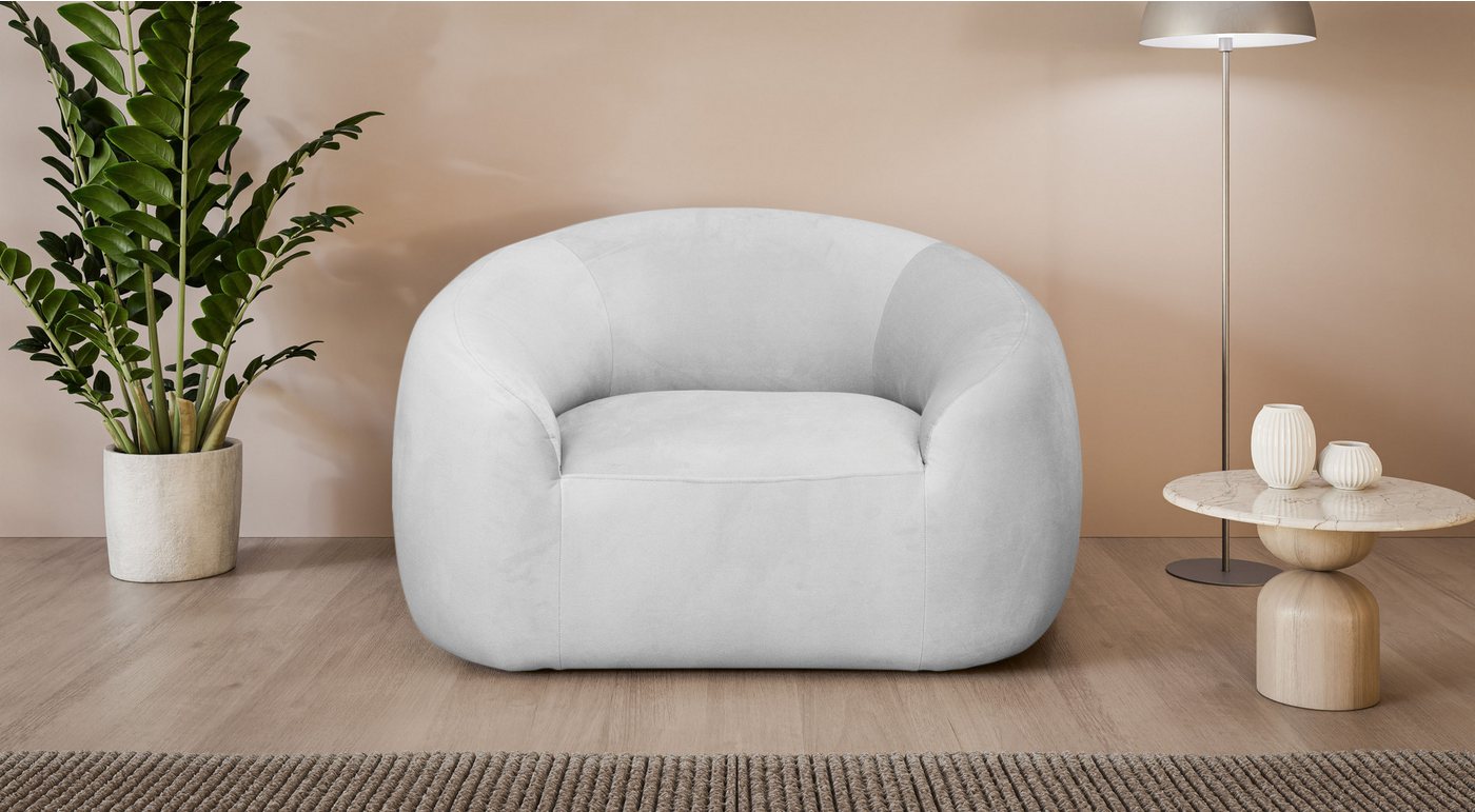 LeGer Home by Lena Gercke Sessel YANI Relaxsessel, Loungesessel, Maße B/T/H: 127/96/76 cm, organische Form, mit Wellenunterfederung, auch in Bouclé LeGer Home by Lena Gercke Sessel YANI Relaxsessel, Loungesessel, Maße B/T/H: 127/96/76 cm, organische Form, mit Wellenunterfederung, auch in Bouclé von LeGer Home by Lena Gercke