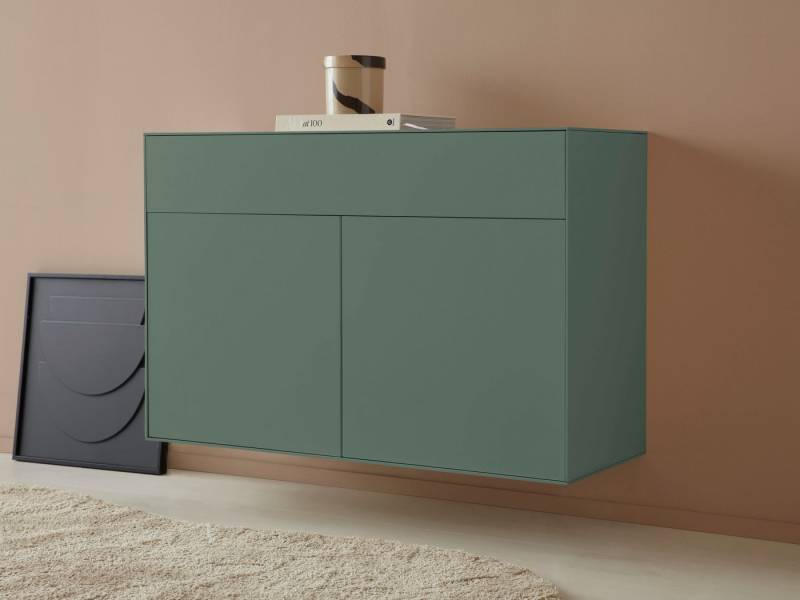 LeGer Home by Lena Gercke Sideboard Essentials, Breite: 112cm, MDF lackiert, Push-to-open-Funktion von LeGer Home by Lena Gercke