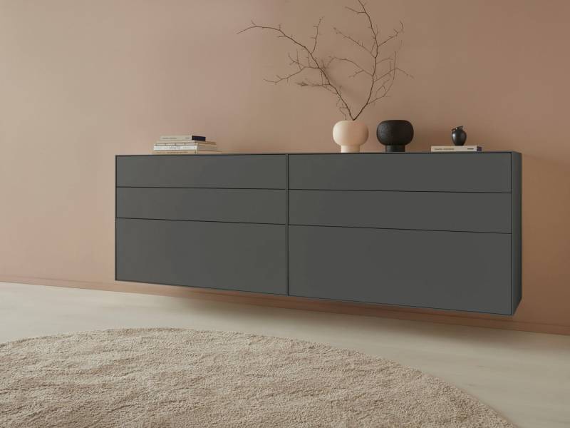 LeGer Home by Lena Gercke Sideboard Essentials (2 St), Breite: 224cm, MDF lackiert, Push-to-open-Funktion von LeGer Home by Lena Gercke