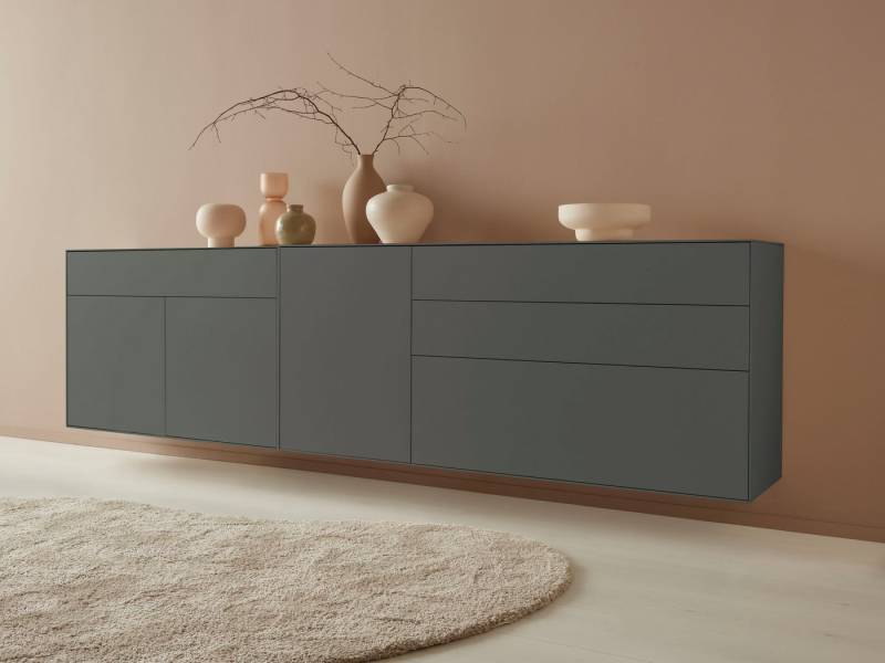 LeGer Home by Lena Gercke Sideboard Essentials (2 St), Breite: 279cm, MDF lackiert, Push-to-open-Funktion von LeGer Home by Lena Gercke