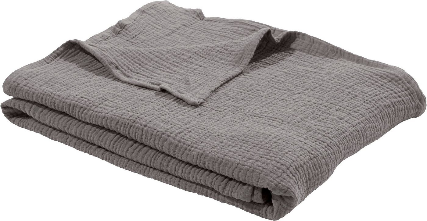 Wohndecke HEVIN, LeGer Home by Lena Gercke, Tagesdecke im Baumwoll-Crinkle-Effekt, Musselin, Kuscheldecke Wohndecke HEVIN, LeGer Home by Lena Gercke, Tagesdecke im Baumwoll-Crinkle-Effekt, Musselin, Kuscheldecke von LeGer Home by Lena Gercke