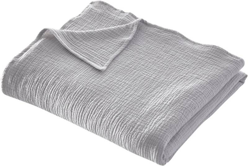 Wohndecke HEVIN, LeGer Home by Lena Gercke, Tagesdecke im Baumwoll-Crinkle-Effekt, Musselin, Kuscheldecke von LeGer Home by Lena Gercke
