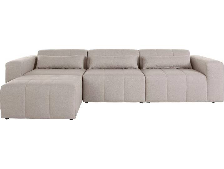 Ecksofa Maileen L-Form , beige, B:322cm H:74cm T:155cm, 100% Polyester, LEGER HOME BY LENA GERCKE, Sofas, Modulsofa, bestehend aus 4 Modulen, Farben mixbar von LeGer