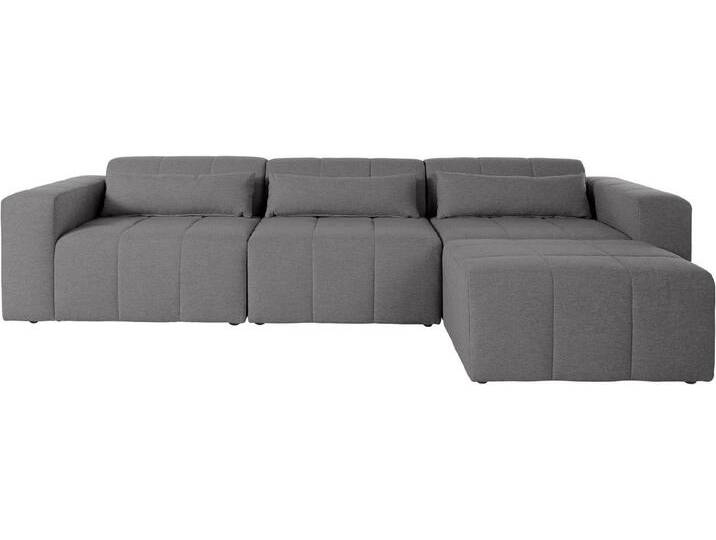 LeGer Home by Lena Gercke Ecksofa Maileen L-Form, Modulsofa, bestehend aus 4 Modulen, Farben mixbar, grau, grau von LeGer