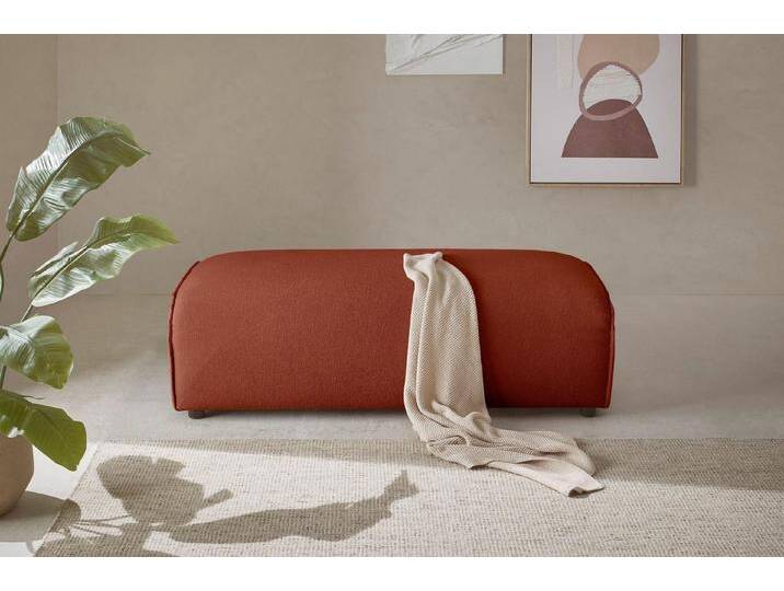 LeGer Home by Lena Gercke Hocker PIARA, Polsterhocker mit Kedernaht, Cord, Leinenoptik o. Strukturstoff, zur Serie PIARA, rechteckig, schwarze Füße, bequemer Sitzkomfort LeGer Home by Lena Gercke Hocker PIARA, Polsterhocker mit Kedernaht, Cord, Leinenoptik o. Strukturstoff, zur Serie PIARA, rechteckig, schwarze Füße, bequemer Sitzkomfort von LeGer