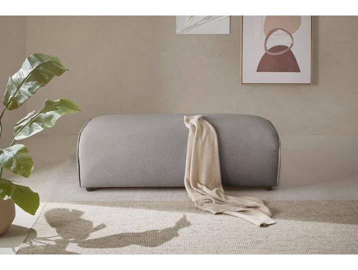 LeGer Home by Lena Gercke Hocker PIARA, Polsterhocker mit Kedernaht, Cord, Leinenoptik o. Strukturstoff, zur Serie PIARA, rechteckig, schwarze Füße, bequemer Sitzkomfort LeGer Home by Lena Gercke Hocker PIARA, Polsterhocker mit Kedernaht, Cord, Leinenoptik o. Strukturstoff, zur Serie PIARA, rechteckig, schwarze Füße, bequemer Sitzkomfort von LeGer