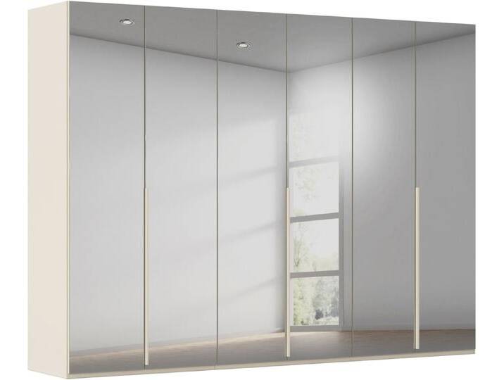 LeGer Home by Lena Gercke Kleiderschrank Schrank Garderobe Ankleide Schlafzimmer Flur Serina (in 3 verschiedenen Ausstattungen BASIC/CLASSIC/PREMIUM) in 6 Breiten (101 - 401 cm) mit Front Glas oder Dekor MADE IN GERMANY, beige grau von LeGer