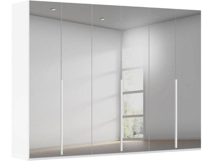 LeGer Home by Lena Gercke Kleiderschrank Schrank Garderobe Ankleide Schlafzimmer Flur Serina (in 3 verschiedenen Ausstattungen BASIC/CLASSIC/PREMIUM) in 6 Breiten (101 - 401 cm) mit Front Glas oder Dekor MADE IN GERMANY, grau weiß von LeGer