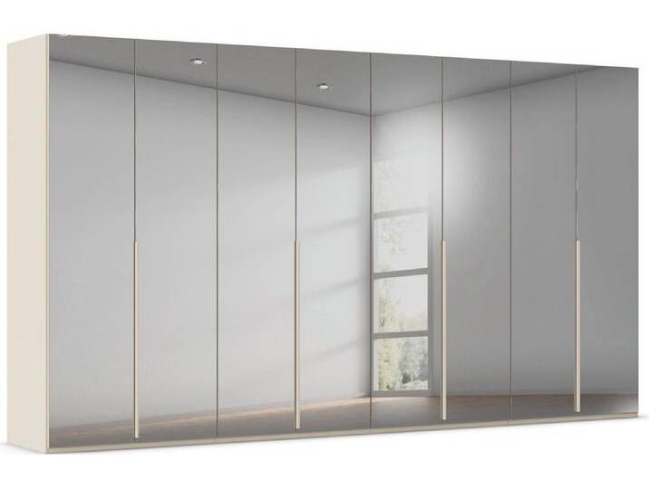 LeGer Home by Lena Gercke Kleiderschrank Schrank Garderobe Ankleide Schlafzimmer Flur Serina (in 3 verschiedenen Ausstattungen BASIC/CLASSIC/PREMIUM) in 6 Breiten (101 - 401 cm) mit Front Glas oder Dekor MADE IN GERMANY, beige grau von LeGer