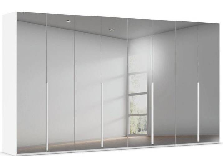 LeGer Home by Lena Gercke Kleiderschrank Schrank Garderobe Ankleide Schlafzimmer Flur SERINA Eyecatcher (in 3 verschiedenen Ausstattungen BASIC/CLASSIC/PREMIUM) in 6 Breiten (101 - 401 cm) mit Front Glas oder Dekor MADE IN GERMANY, grau weiß von LeGer