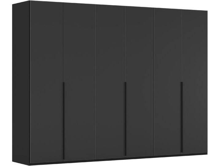LeGer Home by Lena Gercke Kleiderschrank Schrank Garderobe Ankleide Schlafzimmer Flur Serina (in 3 verschiedenen Ausstattungen BASIC/CLASSIC/PREMIUM) in 6 Breiten (101 - 401 cm) mit Front Glas oder Dekor MADE IN GERMANY, schwarz von LeGer