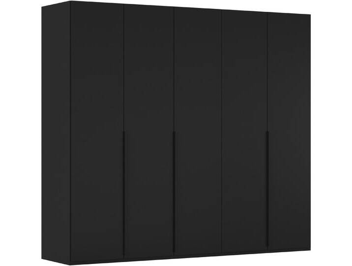LeGer Home by Lena Gercke Kleiderschrank Schrank Garderobe Ankleide Schlafzimmer Flur Serina (in 3 verschiedenen Ausstattungen BASIC/CLASSIC/PREMIUM) in 6 Breiten (101 - 401 cm) mit Front Glas oder Dekor MADE IN GERMANY, schwarz von LeGer