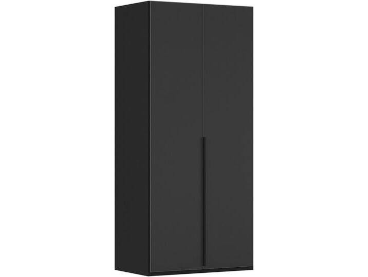 LeGer Home by Lena Gercke Kleiderschrank Schrank Garderobe Ankleide Schlafzimmer Flur Serina (in 3 verschiedenen Ausstattungen BASIC/CLASSIC/PREMIUM) in 6 Breiten (101 - 401 cm) mit Front Glas oder Dekor MADE IN GERMANY, schwarz von LeGer