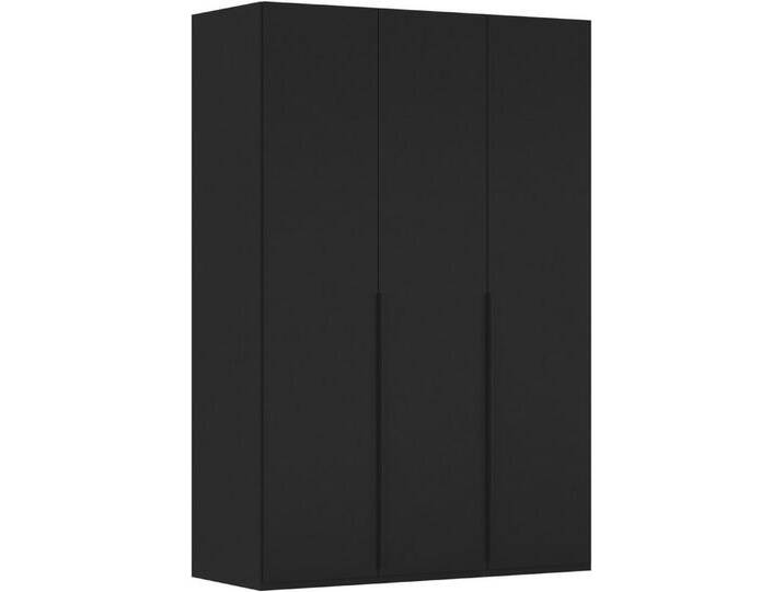 LeGer Home by Lena Gercke Kleiderschrank Schrank Garderobe Ankleide Schlafzimmer Flur Serina (in 3 verschiedenen Ausstattungen BASIC/CLASSIC/PREMIUM) in 6 Breiten (101 - 401 cm) mit Front Glas oder Dekor MADE IN GERMANY, schwarz von LeGer