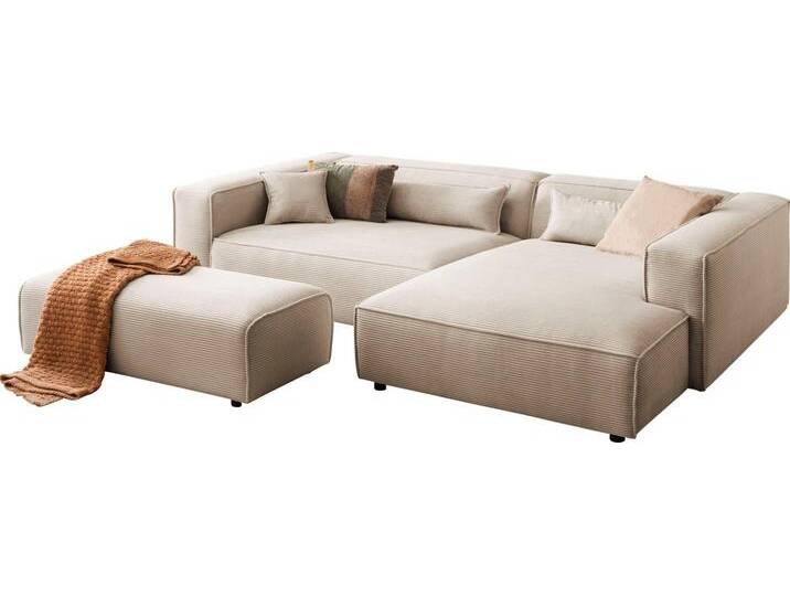 LeGer Home by Lena Gercke Polsterecke PIARA XXL, L-Form, incl. Hocker, stellbar zum Schlafsofa LeGer Home by Lena Gercke Polsterecke PIARA XXL, L-Form, incl. Hocker, stellbar zum Schlafsofa von LeGer