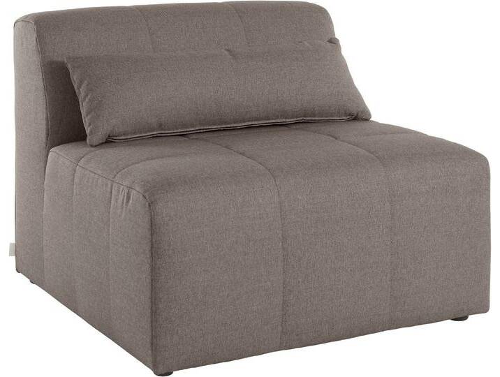 LeGer Home by Lena Gercke Sofa-Mittelelement Maileen, separat stellbar oder fest verknüpfbar mit anderen Modulen der Serie, braun, braun von LeGer