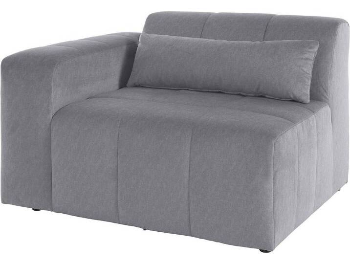LeGer Home by Lena Gercke Sofaelement Maileen, Modul Sessel mit Armlehne, verknüpfbar mit anderen Modulen der Serie, grau silberfarben, Armlehne links LeGer Home by Lena Gercke Sofaelement Maileen, Modul Sessel mit Armlehne, verknüpfbar mit anderen Modulen der Serie, grau silberfarben, Armlehne links von LeGer