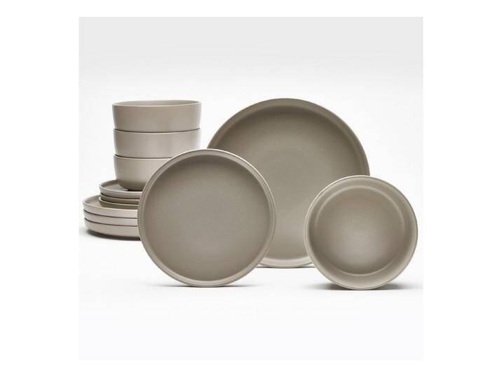 LeGer Home by Lena Gercke Tafelservice Geschirr-Set, Service Belli (12-tlg), 4 Personen, Steingut, runde Form, Scandi Style, 12 Teile, für 4 Personen von LeGer