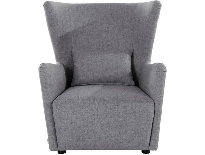 Ohrensessel Levke Sessel , grau (hellgrau), B:86cm H:98cm T:80cm, 100% Recycled Polyester, LEGER HOME BY LENA GERCKE, Sessel, wahlweise mit oder ohne Hocker von LeGer