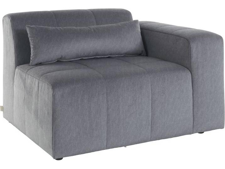 Sofaelement Maileen , grau (anthrazit), B:116cm H:74cm T:90cm, 100% Polyester, LEGER HOME BY LENA GERCKE, Polsterelemente, Modul Sessel mit Armlehne, verknüpfbar mit anderen Modulen der Serie von LeGer