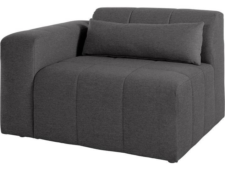 Sofaelement Maileen , schwarz, B:116cm H:74cm T:90cm, 88% Polyester, 9% Rayon, 3% Nylon, LEGER HOME BY LENA GERCKE, Polsterelemente, Modul Sessel mit Armlehne, verknüpfbar mit anderen Modulen der Serie Sofaelement Maileen , schwarz, B:116cm H:74cm T:90cm, 88% Polyester, 9% Rayon, 3% Nylon, LEGER HOME BY LENA GERCKE, Polsterelemente, Modul Sessel mit Armlehne, verknüpfbar mit anderen Modulen der Serie von LeGer