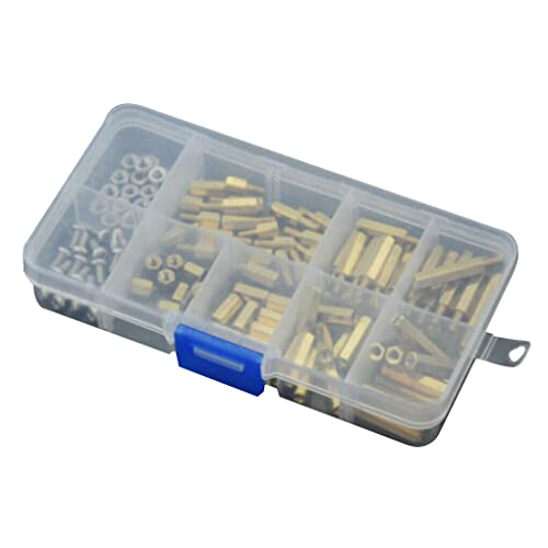 120 Stücke M3 Männlich Weiblich Messing Abstandshalter PCB Board Sechskantschrauben Muttern Sortiment 120 Stücke M3 Männlich Weiblich Messing Abstandshalter PCB Board Sechskantschrauben Muttern Sortiment von LeHang