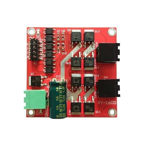 DC Motortreiber L298 DC 6,5 V-27 V 7 A Dual High Bridge Motordrehzahlregler PWM Motorreglerplatine 12 V 24 V Motorsteuermodul Industriell mit Optokoppler-Isolierung 160 W DIY von LeHang