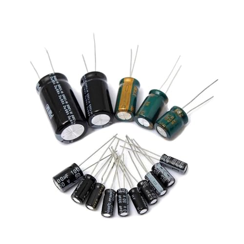 LeHang 500pcs Elektrolytkondensator Sortiment Kit Box 0.1uF-1000uF 24 Werte Mixed DIP Elektrolytkondensatoren Kit 10V 16V 25V 50V mit Box von LeHang