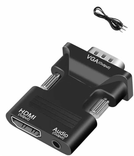 LeHang HDMI zu VGA Adapter/Konverter, 1080P HDMI Buchse zu VGA Stecker Konverter Adapter von LeHang