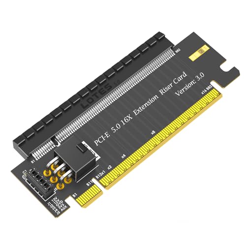 LeHang Hochgeschwindigkeits-PCI-E 5.0 16X zu X16 180 Grad-Konverter-Adapterkarte mit ATX 6Pin PWR-Stecker LeHang Hochgeschwindigkeits-PCI-E 5.0 16X zu X16 180 Grad-Konverter-Adapterkarte mit ATX 6Pin PWR-Stecker von LeHang