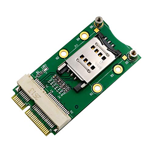 LeHang Mini-PCI-E-Adapter mit SIM-Kartensteckplatz für 3G / 4G, WWAN LTE, GPS-Karte Mit Clamshell-SIM-Kartenhalter von LeHang