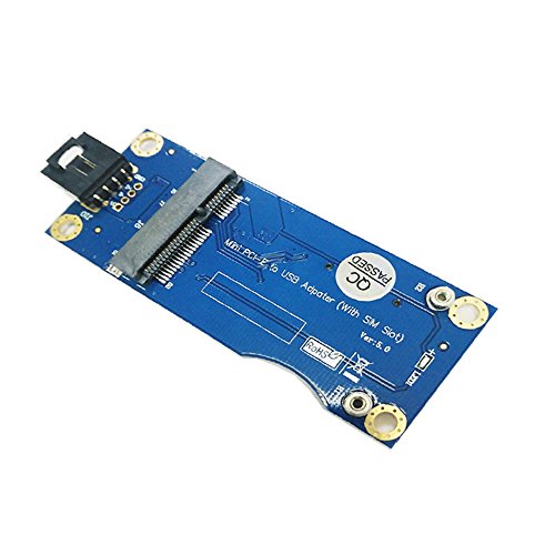 LeHang Mini PCI-E zu USB Adapter Mit SIM Karten Slot für WWAN/LTE Modul (Industriequalität - horizontale Schnittstelle) von LeHang