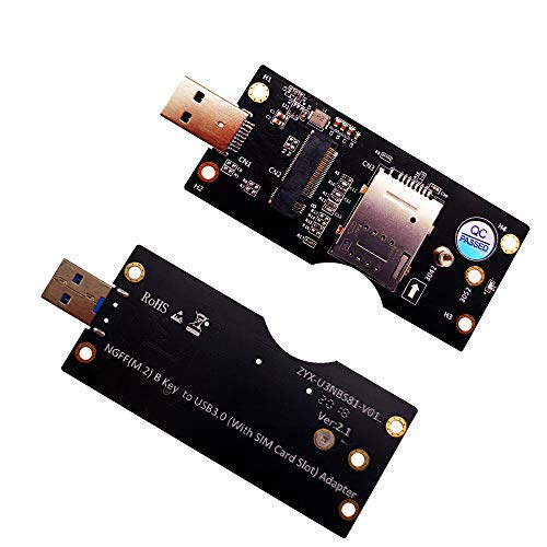 LeHang NGFF(M.2) to USB 3.0 Adapter with SIM 8pin Card Slot for 3G/4G/5G Module von LeHang