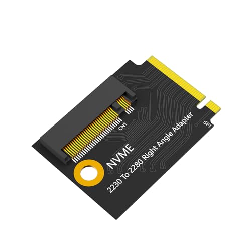 LeHang NVME M-Key 2230mm auf 2280mm gewinkelte Erweiterung SSD Upgrade Adapter für ROG Ally Gaming von LeHang