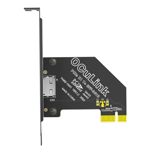LeHang PCI-E 1X 4.0 zu Oculink SFF-8611/8612 Adapter mit Langprofilhalter von LeHang