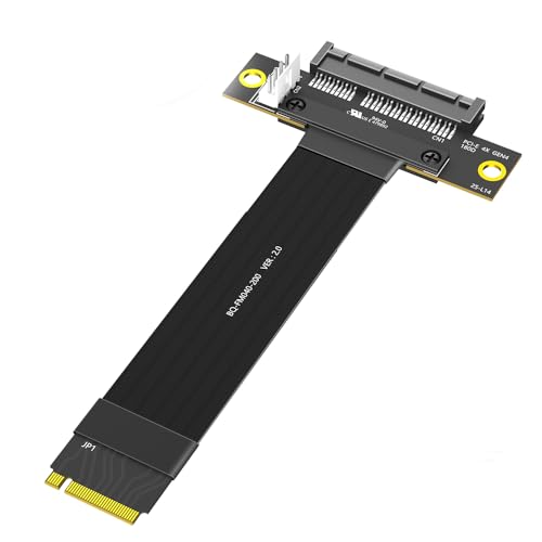 LeHang PCI-E 4.0 4X 180 Grad zu Key-M 180 Grad Verlängerungskabel von LeHang