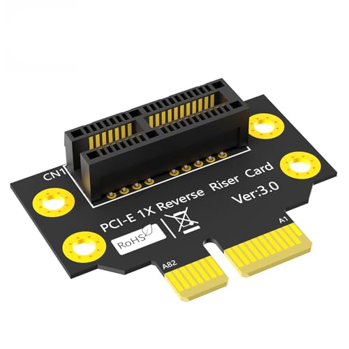 LeHang PCI-e 1 X 3.0 90 Grad Reverse Male to Female Riser Card für 1U Server (Installationsrichtung in Richtung CPU) 32mm von LeHang
