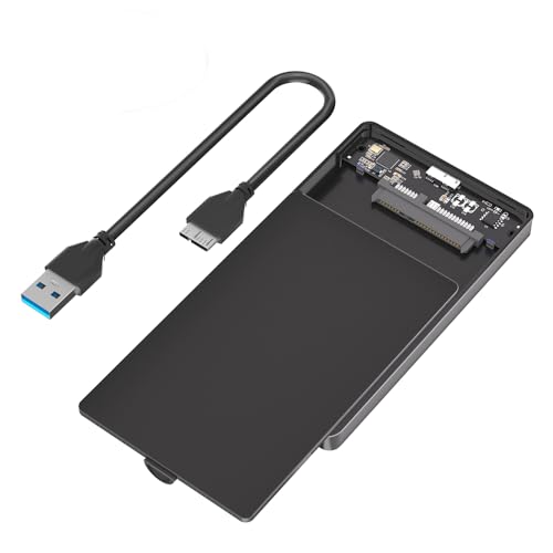 LeHang Tragbares 2,5 Zoll SATA SSD Festplattengehäuse USB3.0 zu SATA2.5 Externe Festplatte schwarzes Kunststoffgehäuse LeHang Tragbares 2,5 Zoll SATA SSD Festplattengehäuse USB3.0 zu SATA2.5 Externe Festplatte schwarzes Kunststoffgehäuse von LeHang