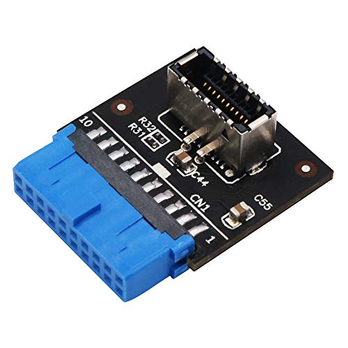 LeHang USB Header Adapter USB 3.1 Front Panel Sockel Typ-E auf USB 3.0 Blue 20Pin Header Male Extension Adapter für Motherboard LeHang USB Header Adapter USB 3.1 Front Panel Sockel Typ-E auf USB 3.0 Blue 20Pin Header Male Extension Adapter für Motherboard von LeHang