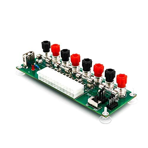 LeHang Upgrade Version 20/24 Pins ATX Benchtop PC Power Breakout Adapter mit USB 5V Anschluss von LeHang