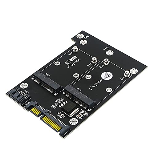 LeHang Upgrade-Version von dualer mSATA-SSD auf duale SATA3-Konverter-Adapterkarte von LeHang