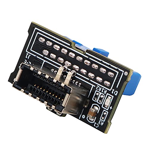 LeHang Vertikale USB 3.1 Front Panel Sockel Schlüssel-A Typ-E auf USB 3.0 20Pin Header Stecker Erweiterung Adapter LeHang Vertikale USB 3.1 Front Panel Sockel Schlüssel-A Typ-E auf USB 3.0 20Pin Header Stecker Erweiterung Adapter von LeHang